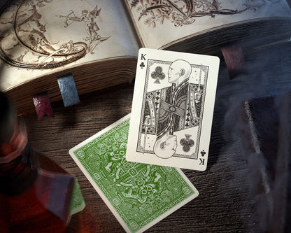 Harry Potter Baraja de cartas Green Version (Slytherin)