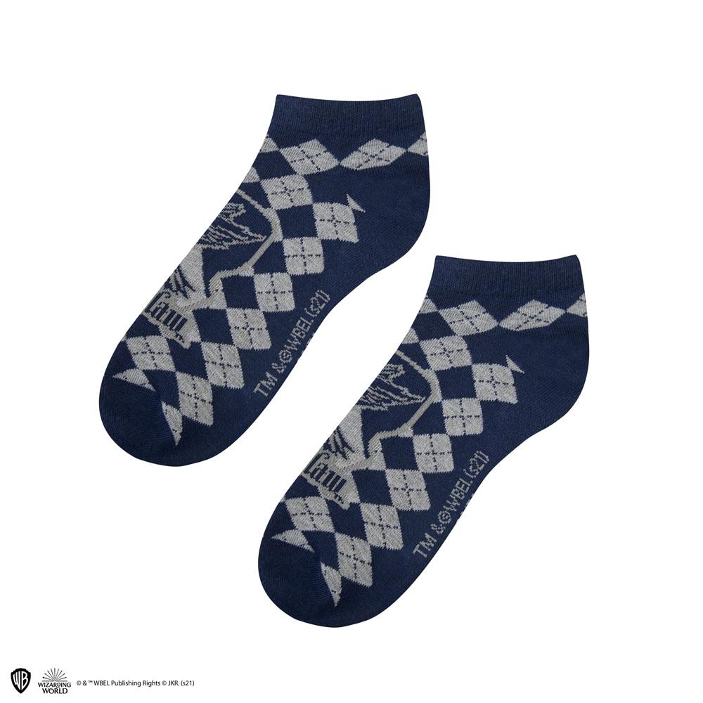 Harry Potter Pack de 3 Pares de calcetines tobilleros Ravenclaw