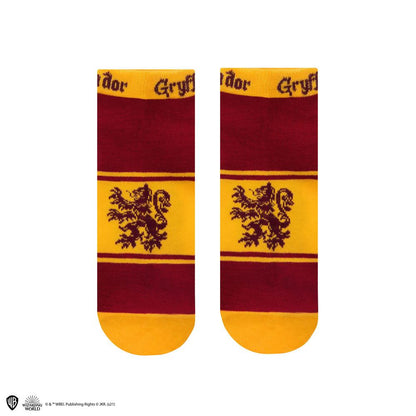Harry Potter Pack de 3 Pares de calcetines tobilleros Gryffindor