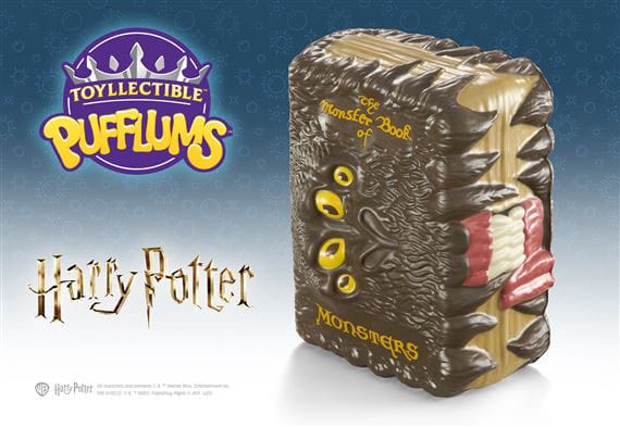 Harry Potter Figura Antiestrés Squishy Pufflums The Monster Book of Monsters 15 cm
