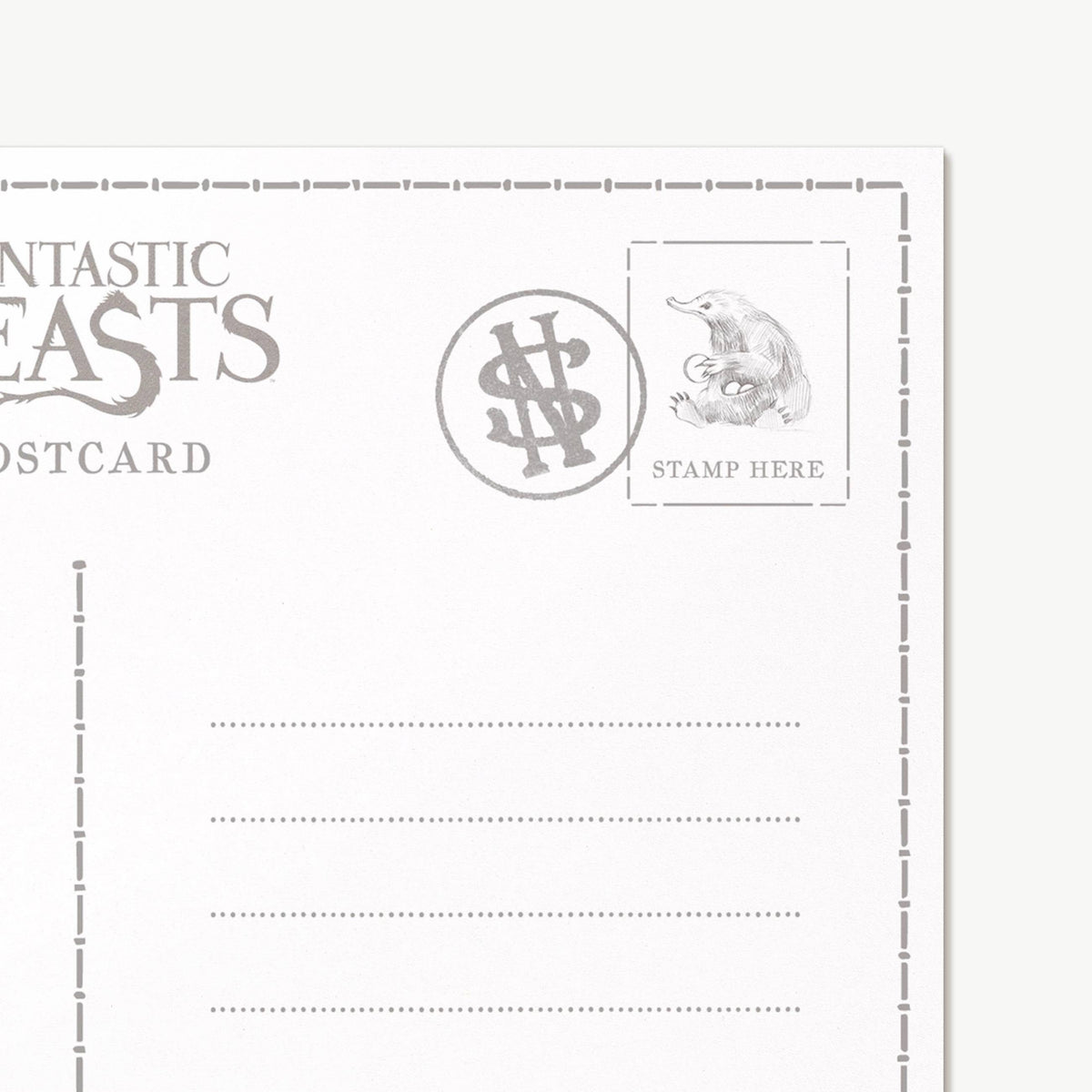 Postales misteriosas - Serie 01 El diario de campo de Newt Scamander. Minalima-Harry Potter
