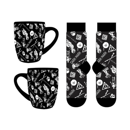 Set Taza y Calcetines Dark Mark Harry Potter