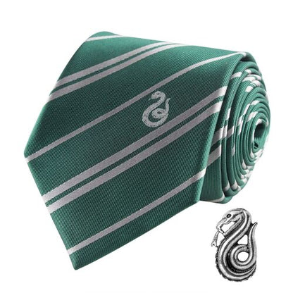 Set Corbata + Pin Licencia Harry Potter Slytherin