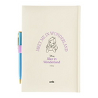 Cuaderno A5 premium + boligrafo Alicia en el Pais de las Maravillas Disney