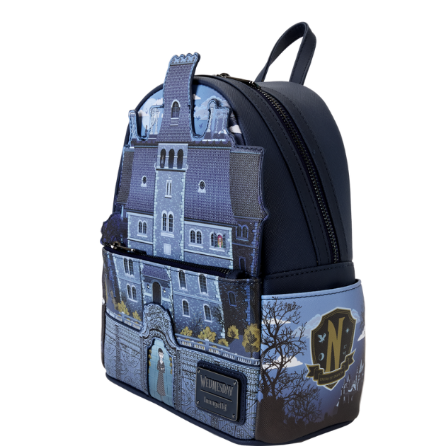 Mini Mochila Fachada Academia Nevermore