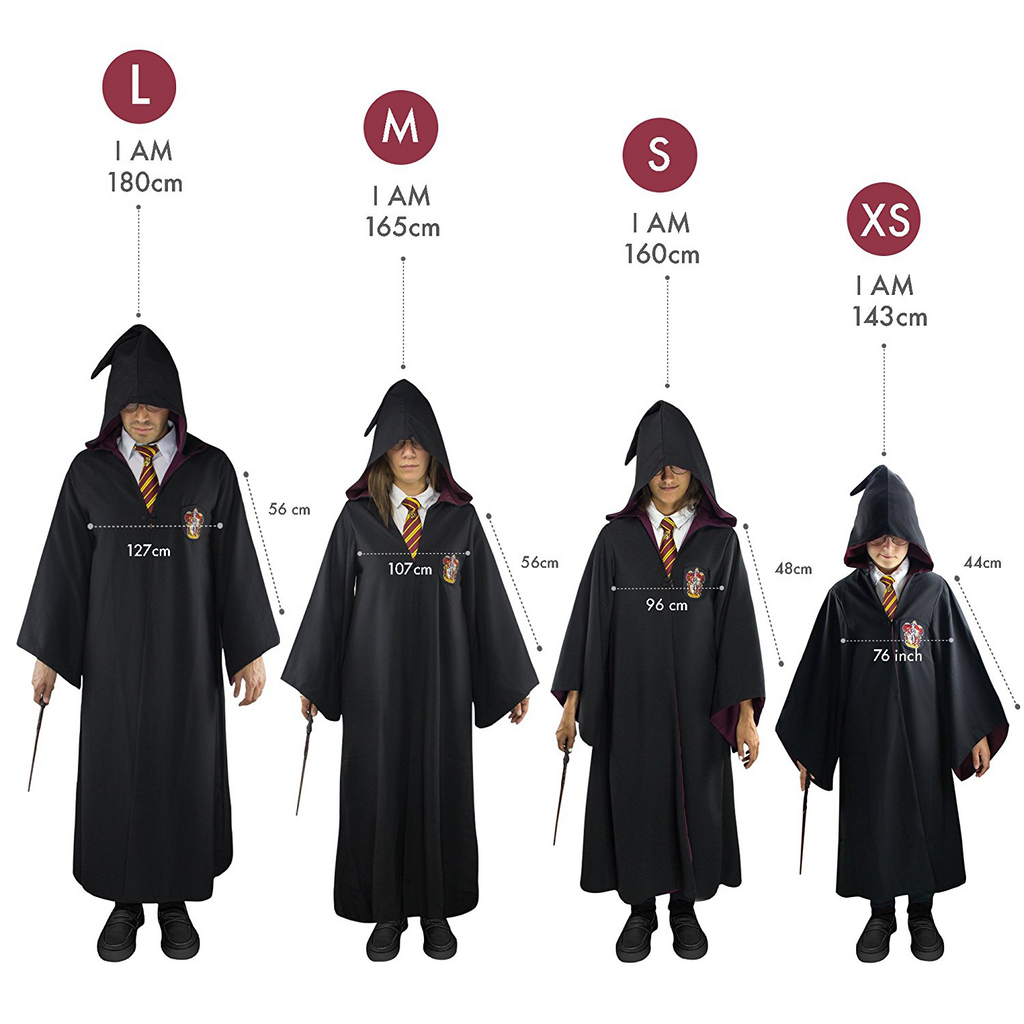 Harry Potter Túnica de Mago Gryffindor S