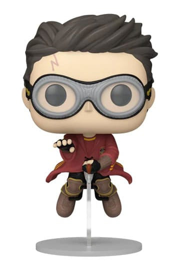 Harry Potter Figura POP! Movies Vinyl Harry w/Broom(Quidditch) 9 cm