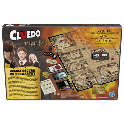 Juego de mesa de estrategia y descubrimiento Cluedo Harry Potter, de 3 a 5 jugadores