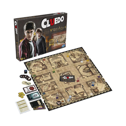 Juego de mesa de estrategia y descubrimiento Cluedo Harry Potter, de 3 a 5 jugadores