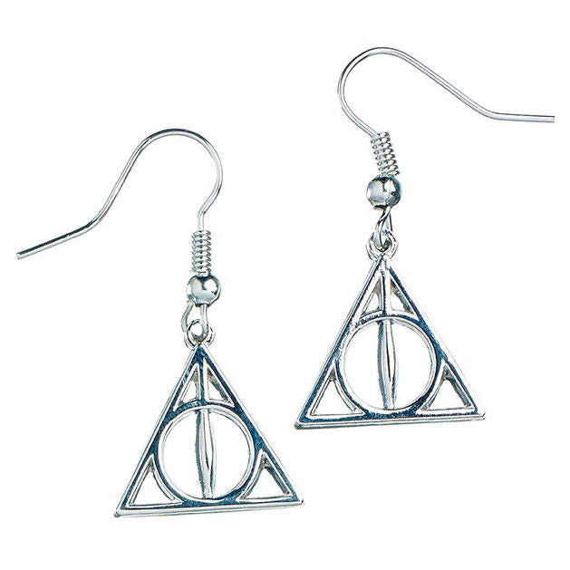Harry Potter Pendientes Reliquias de la Muerte