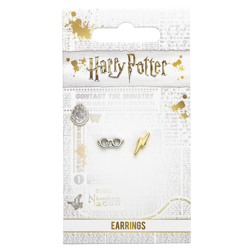 Harry Potter Pendientes Rayo & gafas