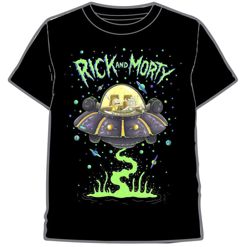 Camiseta Nave Rick and Morty adulto Talla M
