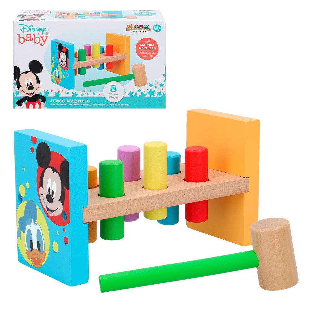 Juego Martillo Baby Disney madera