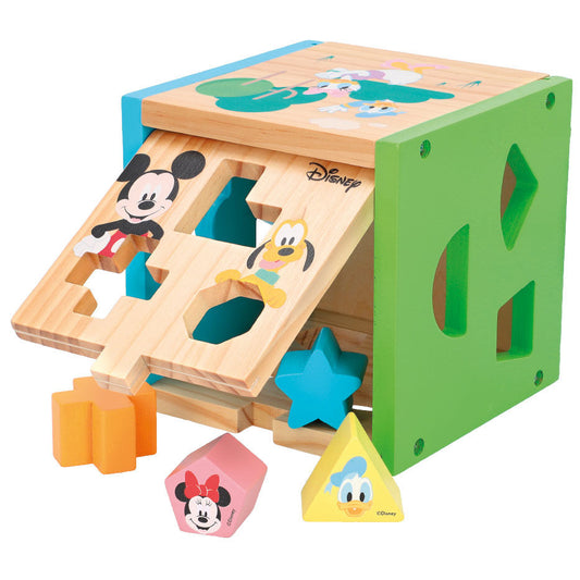 Cubo formas madera Mickey Minnie Disney