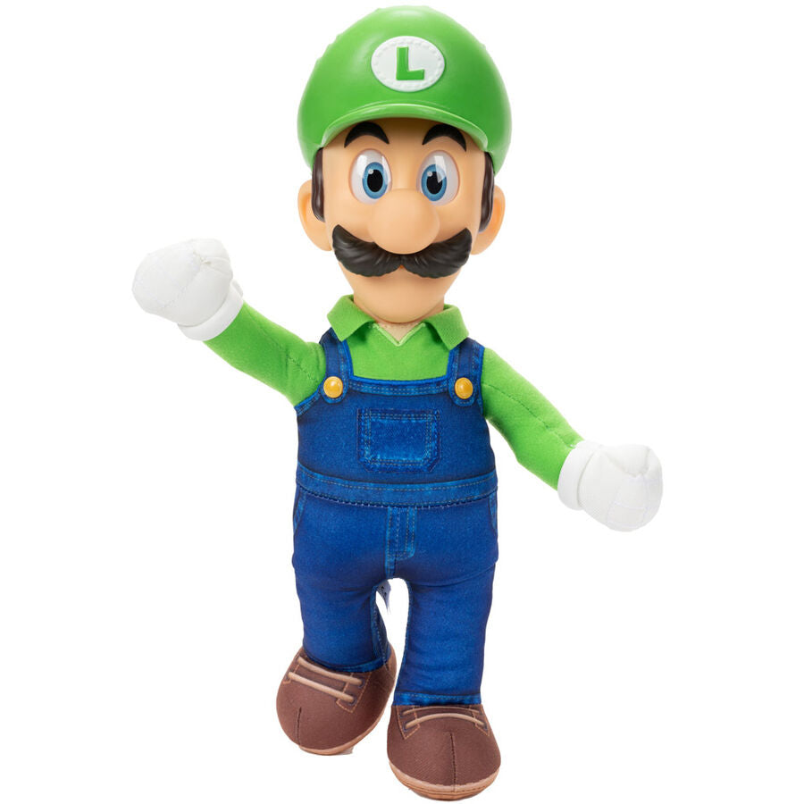 Peluche Luigi Super Mario Bros 30cm