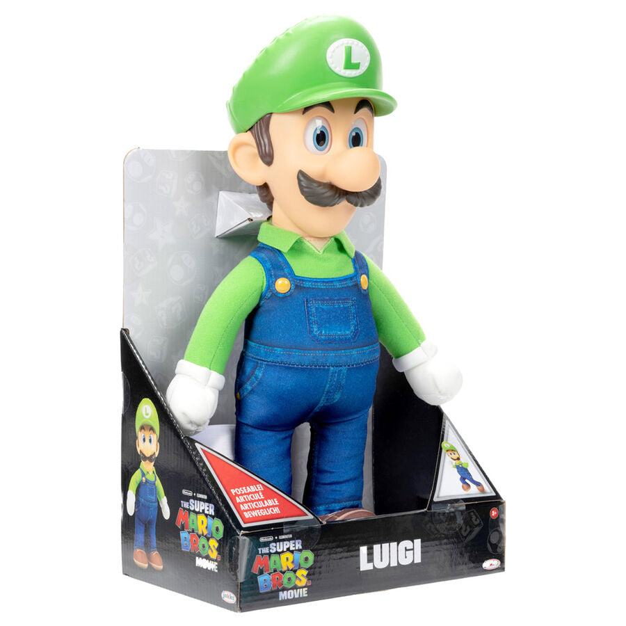 Peluche Luigi Super Mario Bros 30cm