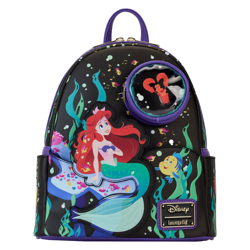 Mochila 35th Anniversary La Sirenita Disney Loungefly 26cm