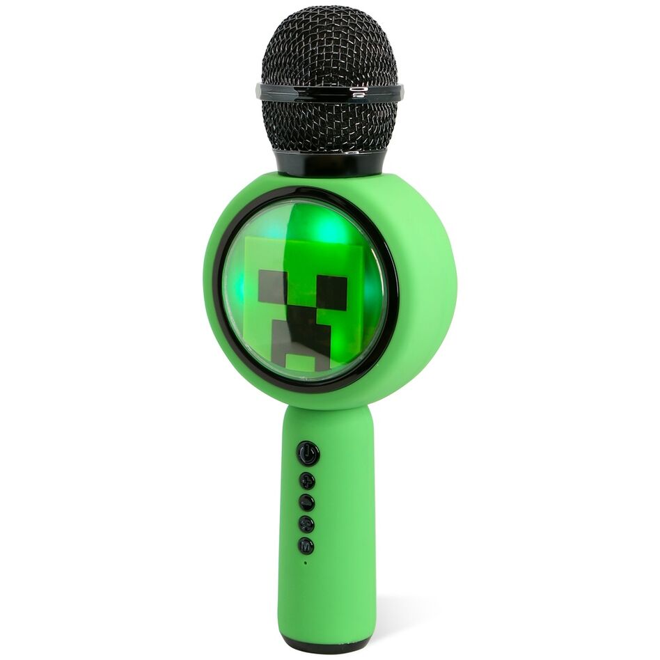 Microfono altavoz LED Minecraft