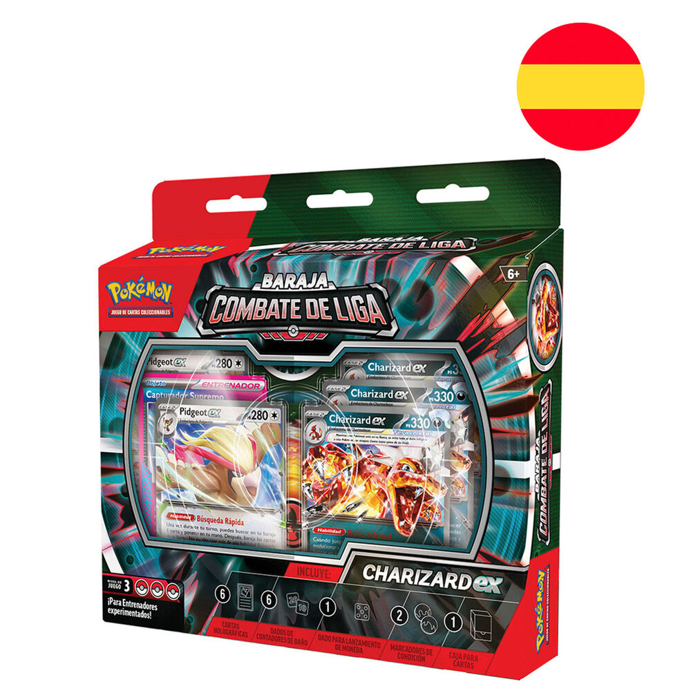 Juego cartas baraja Charizard Pokemon español