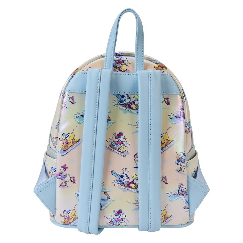 Set Mochila + Diadema orejas Winter Wonderland Mickey and Friends Disney Loungefly 26cm