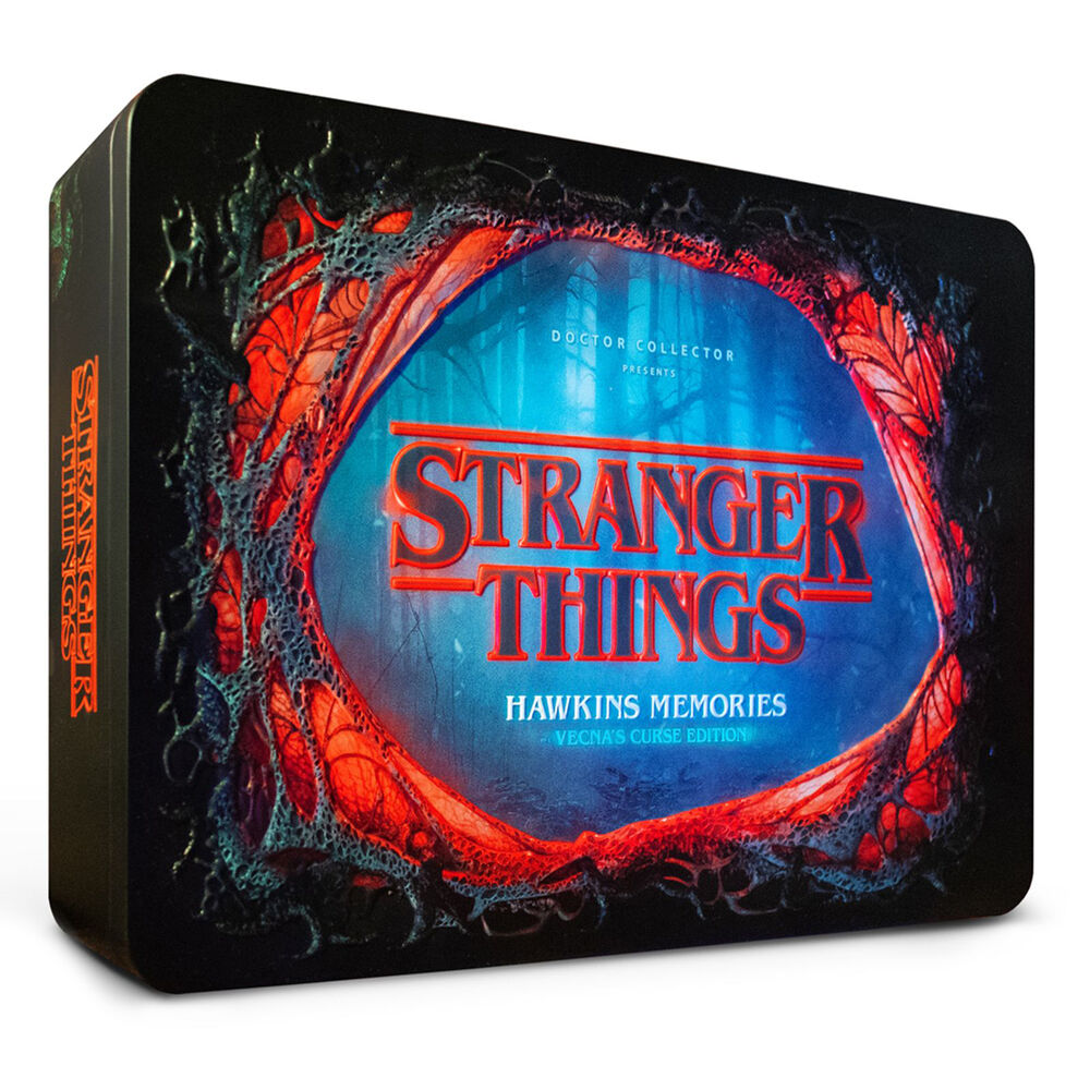 (PRE VENTA) Caja metalica Hawkins Memories Vecna Curse Limited Stranger Things