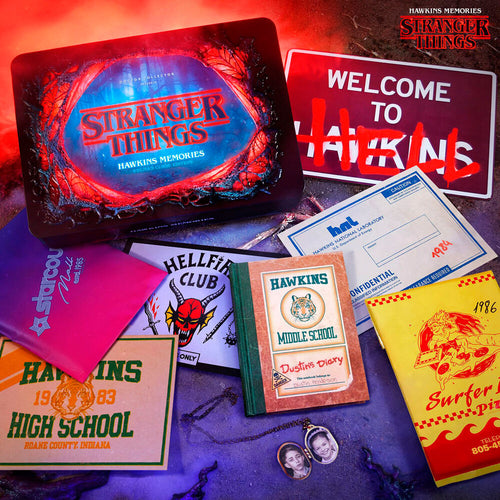 (PRE VENTA) Caja metalica Hawkins Memories Vecna Curse Limited Stranger Things