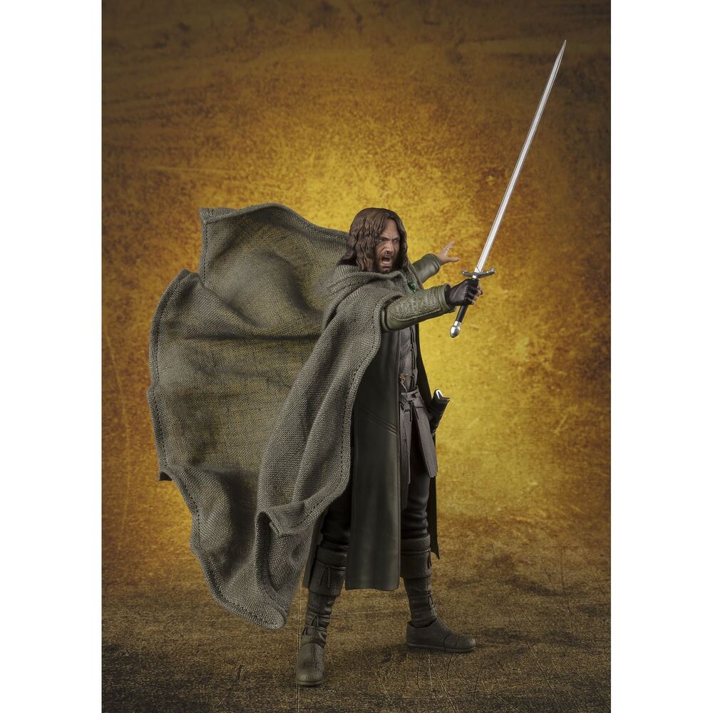 Figura S.H. Figuarts Aragon La Comunidad del Anillo El Señor de los Anillos 15cm