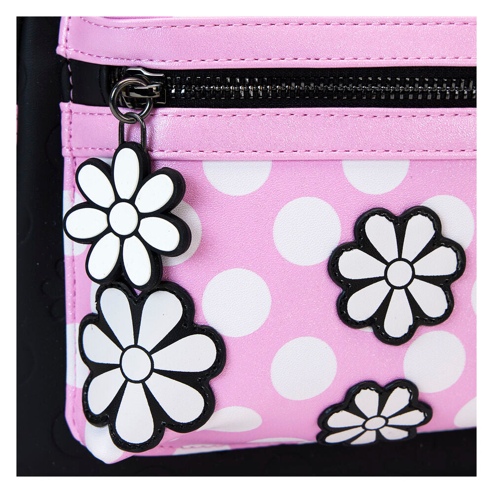 Mochila Floral Rock the Dots Minnie Disney Loungefly