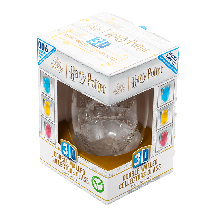 Vaso 3D doble pared Hedwig Harry Potter