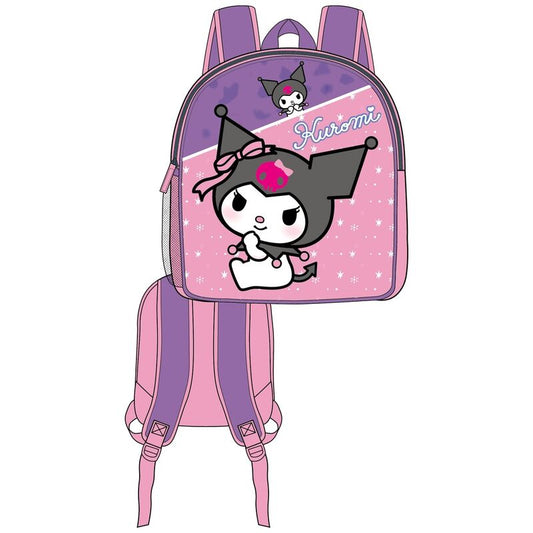 Mochila 3D Kuromi Hello Kitty 30cm