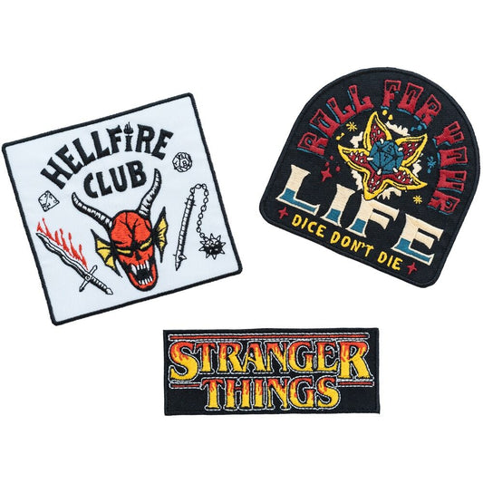 Set 3 parches Stranger Things