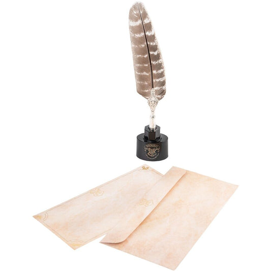 Blister Boligrafo Pluma + Cartas Harry Potter