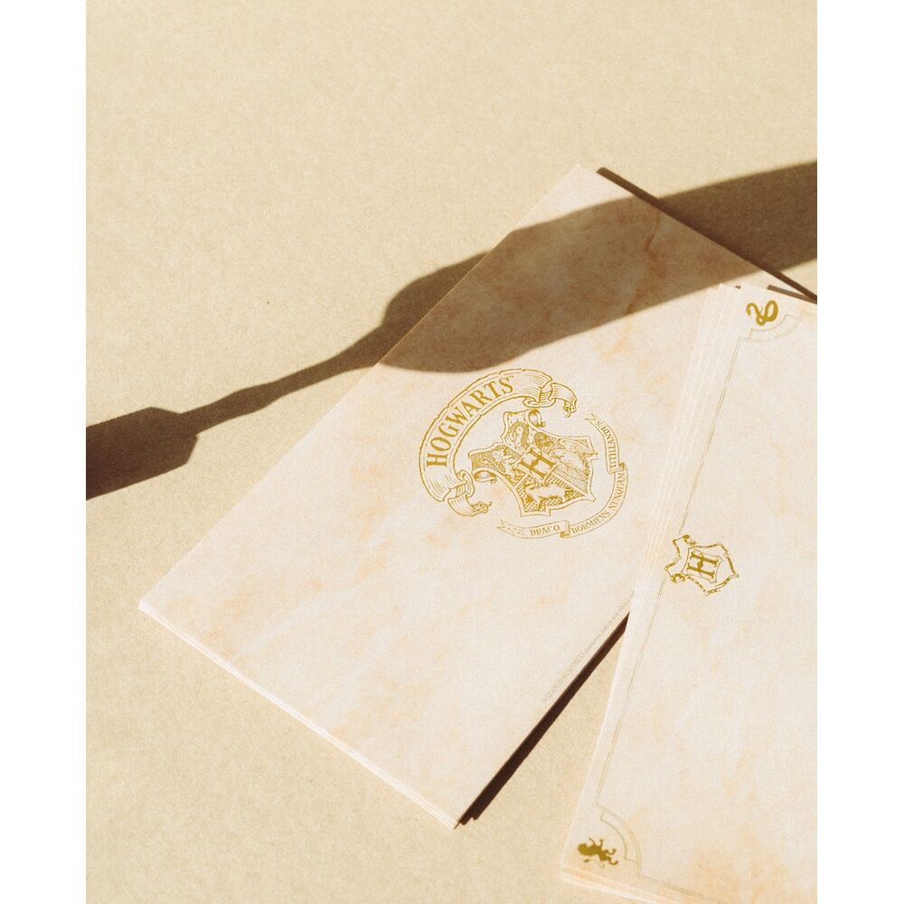 Blister Boligrafo Pluma + Cartas Harry Potter