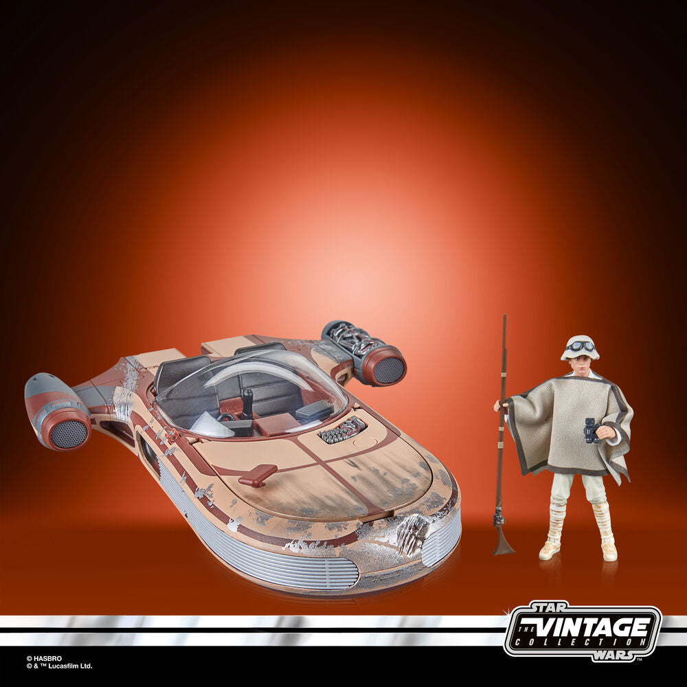 Figura Luke Skywalker + Landspeeder Star Wars