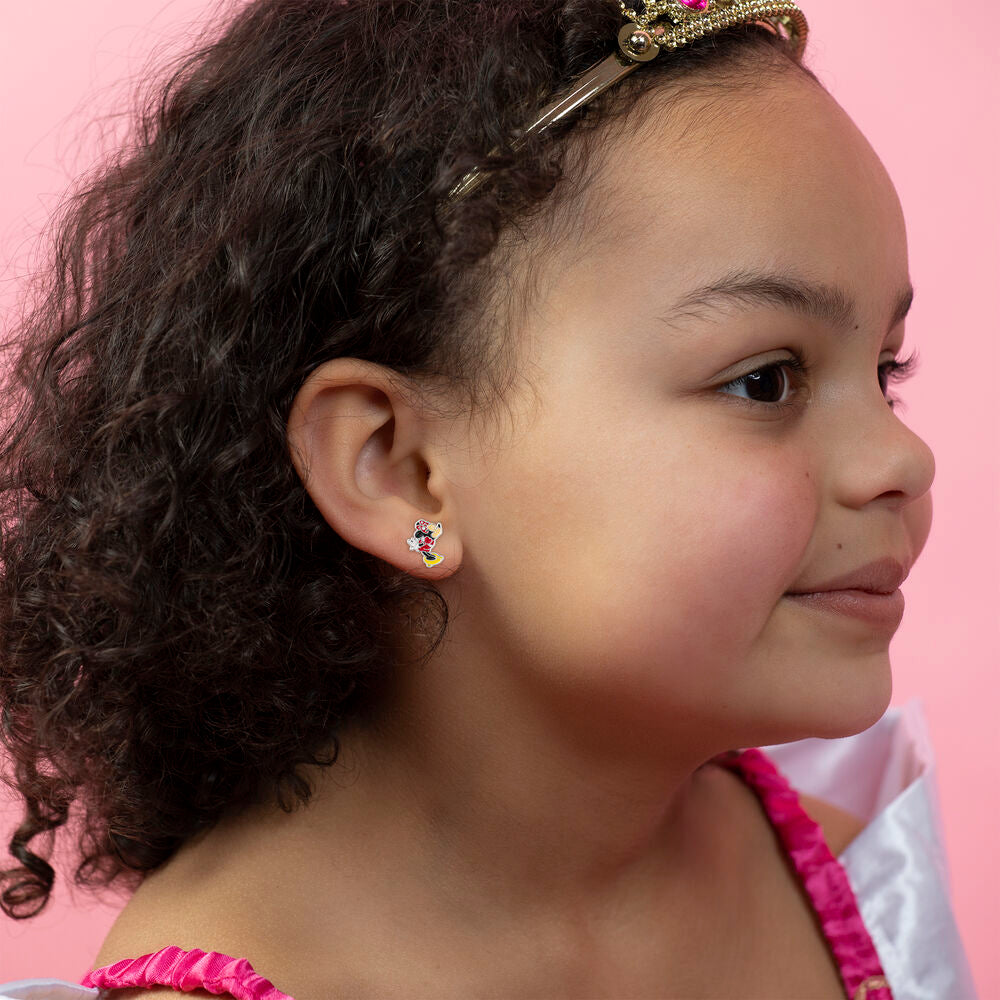 Pendientes + plato bisuteria Mickey & Minnie Disney