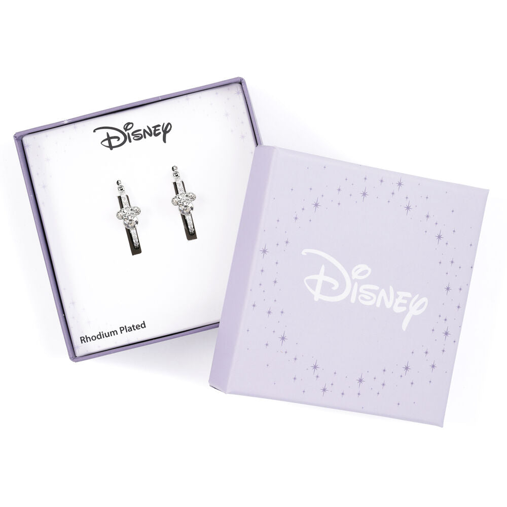 Pendientes Aro Minnie Disney plata