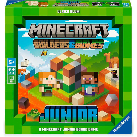 Juego de Mesa Builders & Biomes Junior Minecraft