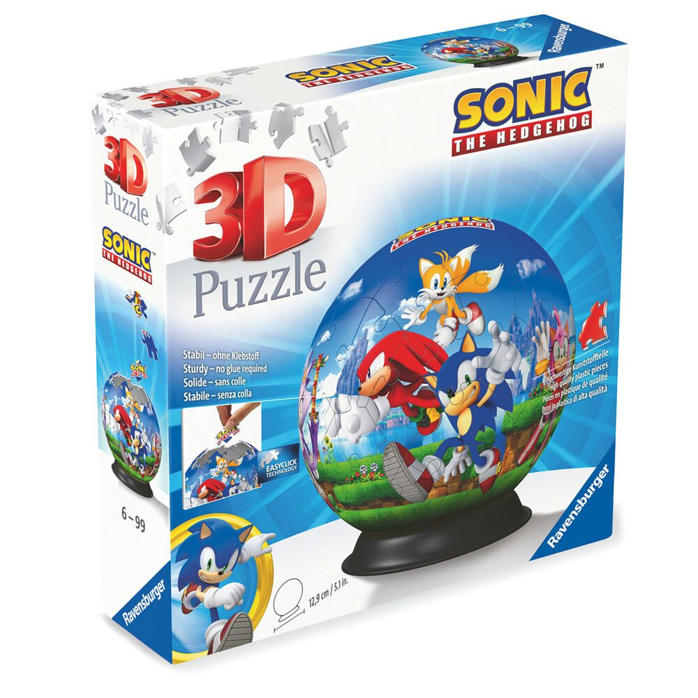 Puzzle 3D Sonic the Hedgehog 72pzs