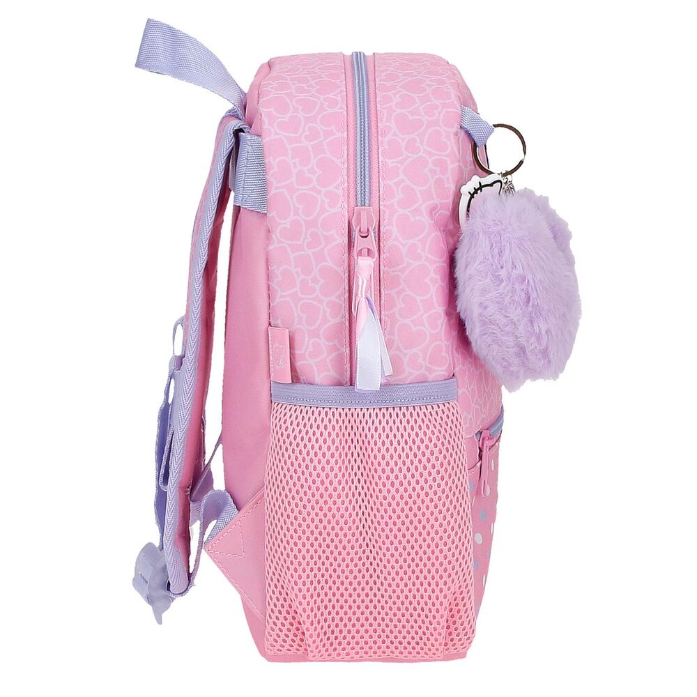 Mochila Hearts & Dots Hello Kitty 28cm adaptable