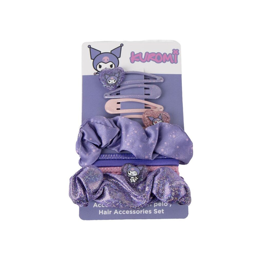 Set accesorios pelo Kuromi Hello Kitty