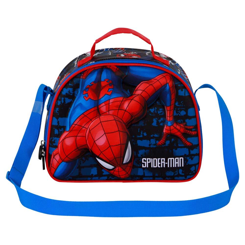 Bolsa portameriendas 3D Wall Spiderman Marvel