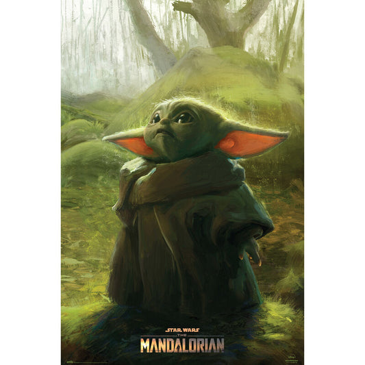 Poster Baby Yoda The Mandalorian Star Wars