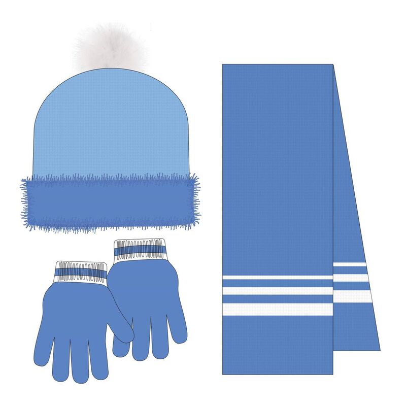 Conjunto gorro guantes braga cuello Frozen Disney