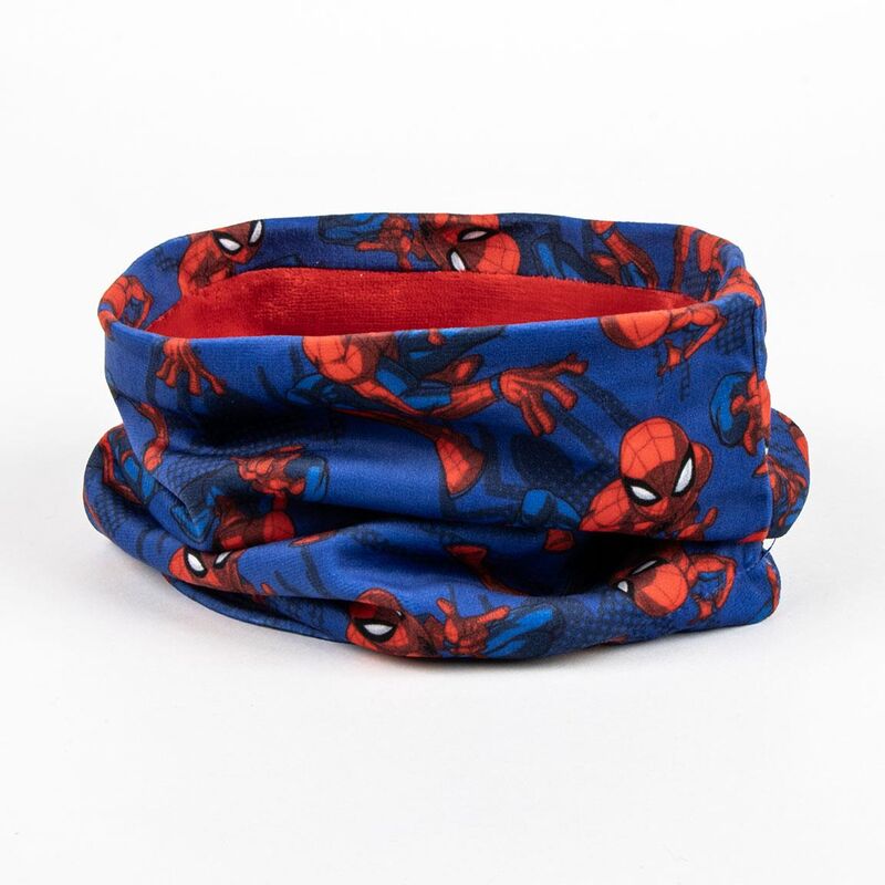 Conjunto gorro guantes braga cuello Spiderman Marvel