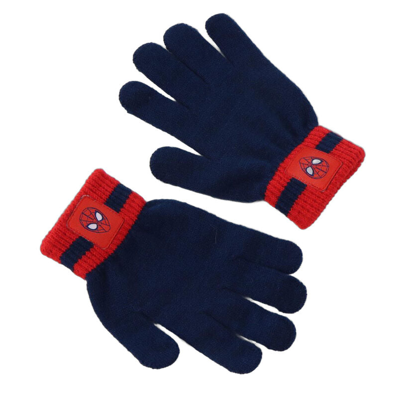 Conjunto gorro guantes braga cuello Spiderman Marvel