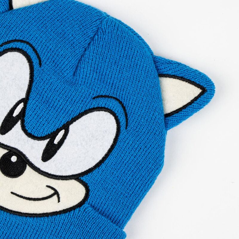 Set gorro y guantes Sonic The Hedgehog