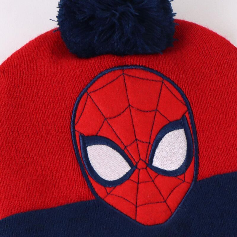 Conjunto gorro guantes braga cuello Spiderman Marvel