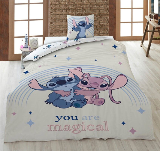 Funda nordica Angel & Stitch Disney cama 90cm policotton