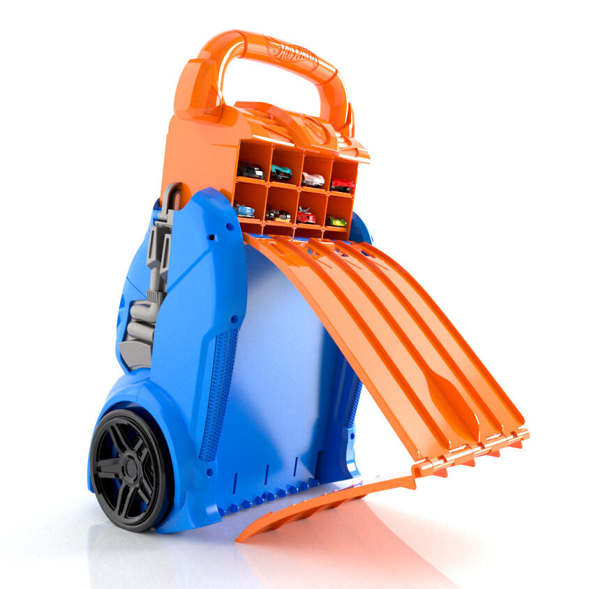 Guardacoches lanzador 2 en 1 Hot Wheels