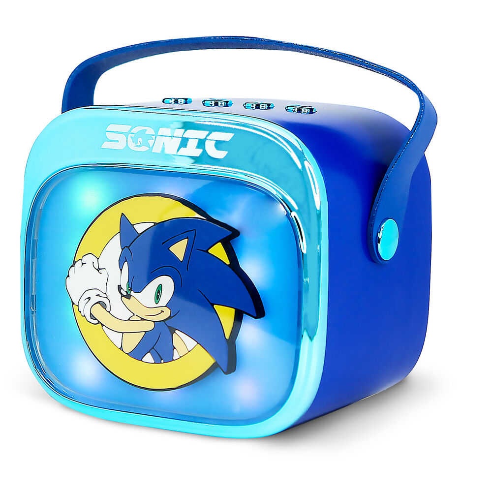Altavoz y Micro Karaoke LED Sonic The Hedgehog